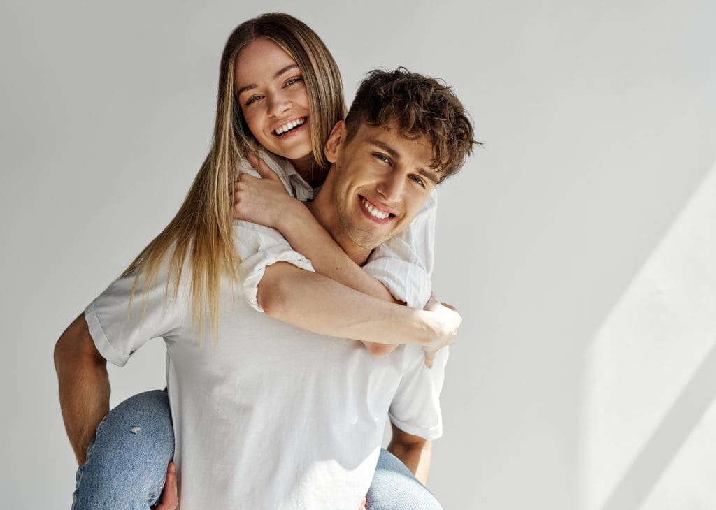 Portrait of young couple